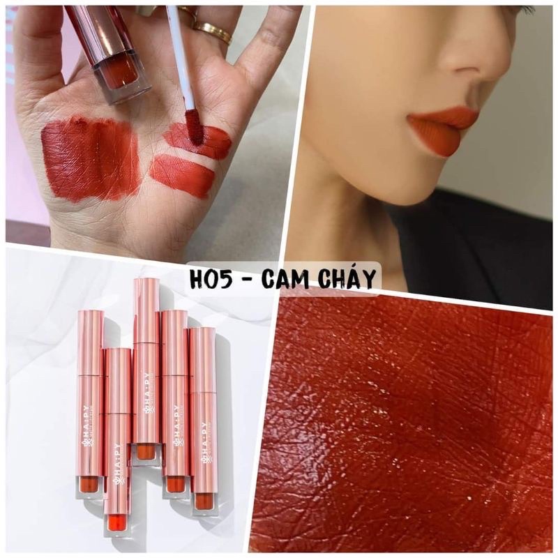 Son kem siêu lì siêu kháng nước Hapy matte Minigadern