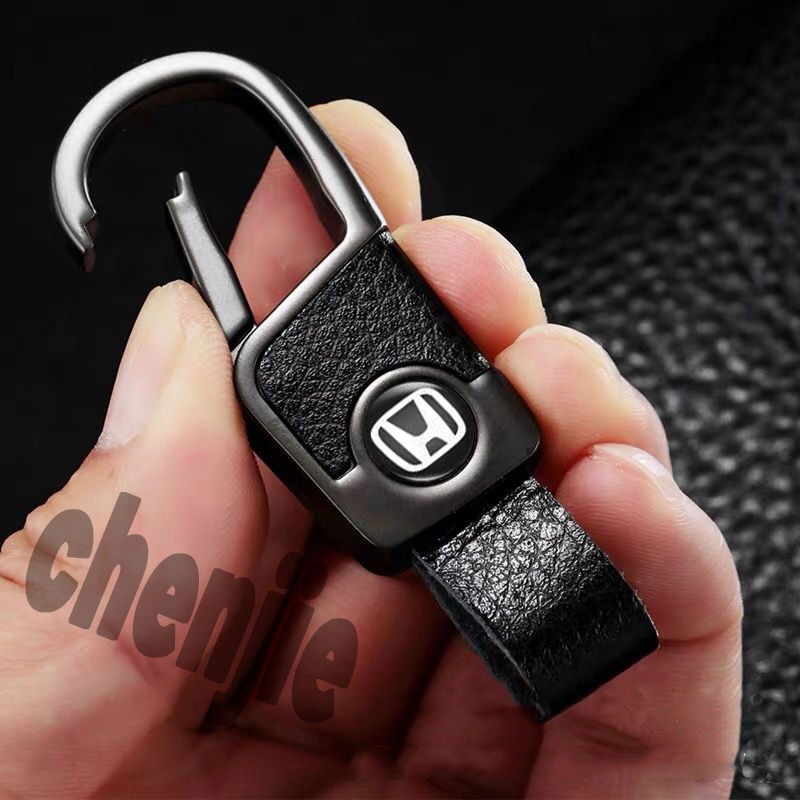 Móc Chìa Khóa Bằng Da Bò Chất Lượng Cao Cho Xe Hơi Honda Civic City CR-V