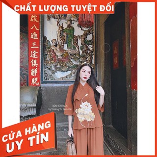 bộ phật tử hoa sen nơ ngực