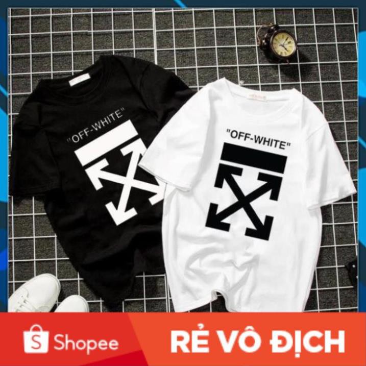Áo thun unisex form rộng off white vải dày mịn 2019T1758 [MÀU TRẮNG]