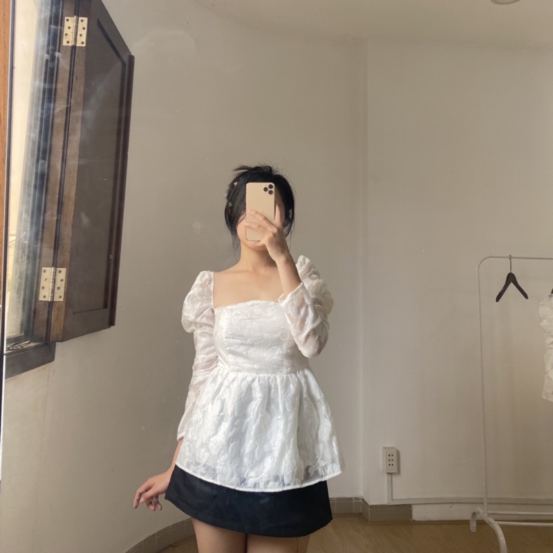 Áo tay phồng porin