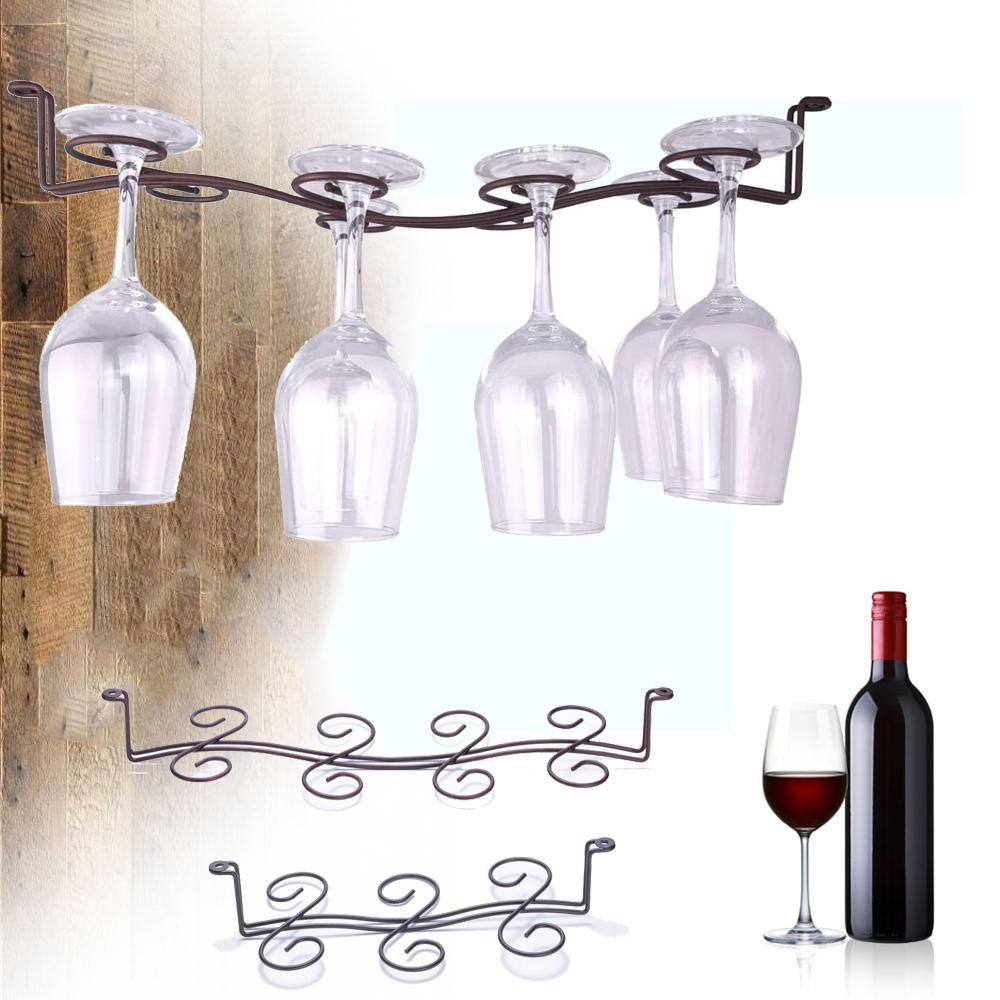 AUGUSTINA Giá Kim Loại Treo Ly Rượu / Cốc Uống Rượu Tiện Dụng