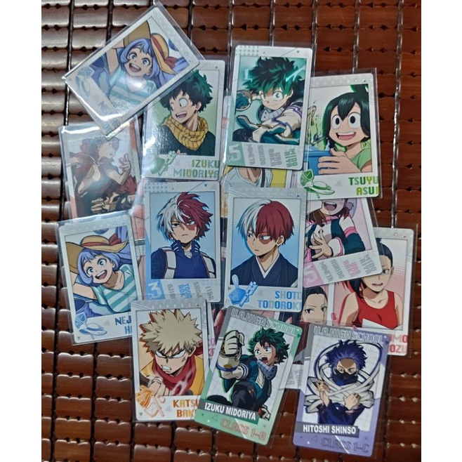 Thẻ Snapmide MHA My Hero Academia 3A 3B Neon Metal Card