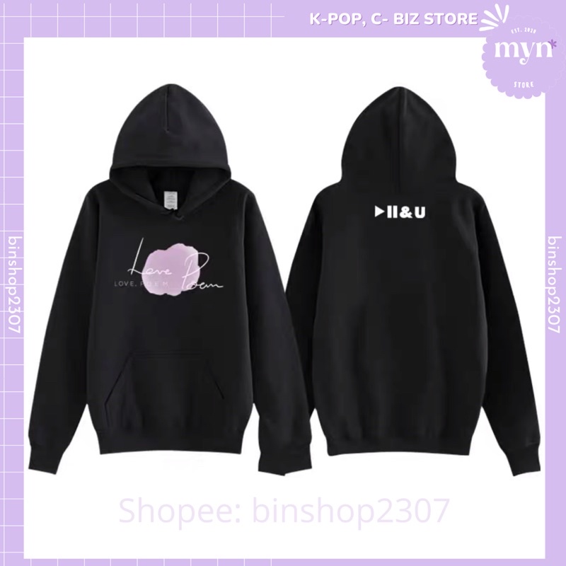 Áo Hoodie Nỉ Dài Tay MV Love Poem IU Nam Nữ Đủ Size