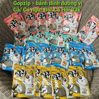 Gozip - Bánh thưởng dinh dưỡng cho mèo vị gà cá ngừ bò cá hồ thumbnail