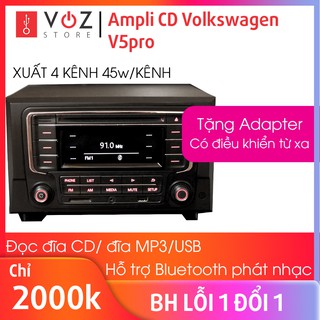 Ampli CD Volkswagen V5pro V5 pro bản nâng cấp có remote.