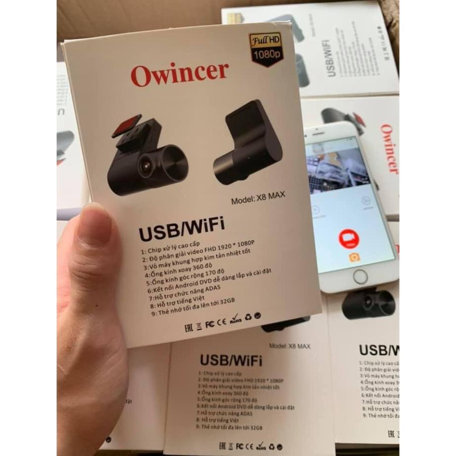 Camera hành trình tích hợp màn Android/Wifi/GPS/ADAS Owincer X8 Max siêu nét | BigBuy360 - bigbuy360.vn