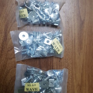 Bộ ốc lắp vỏ xe wave nhỏ 100