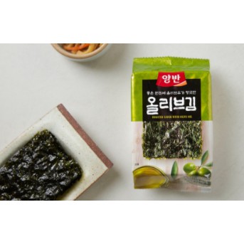 [DONGWON] LÁ KIM ĂN LIỀN DẦU OLIVE 5G*9 - [동원] 양반 올리브김 9봉