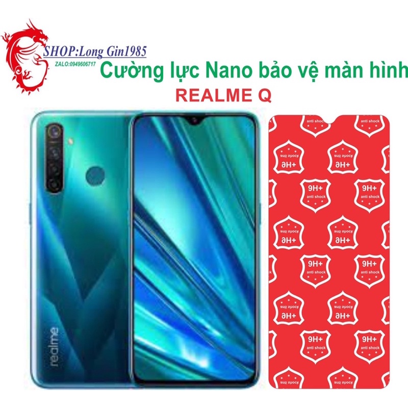 Realme Q Cường lực Nano chống va đập chống trầy xước tốt
