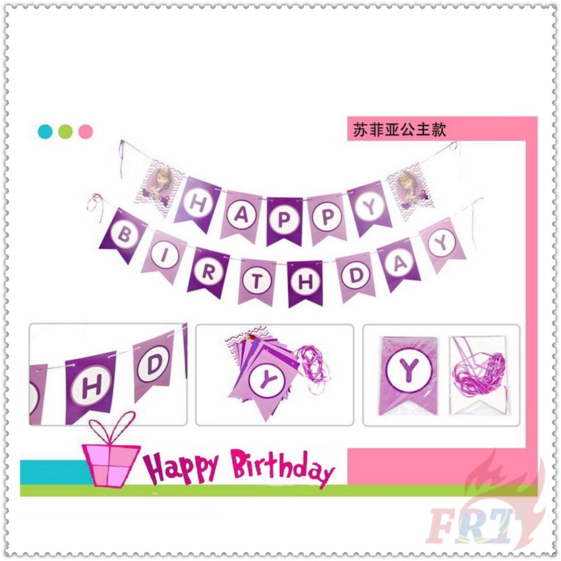 ♦ Trang Trí Tiệc - Banner ♦ Set 15 Phụ Kiện Banner Trang Trí Tiệc Sinh Nhật