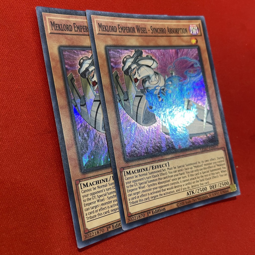 [EN][Thẻ Bài Yugioh Chính Hãng] Meklord Emperor Wisel - Synchro Absorption