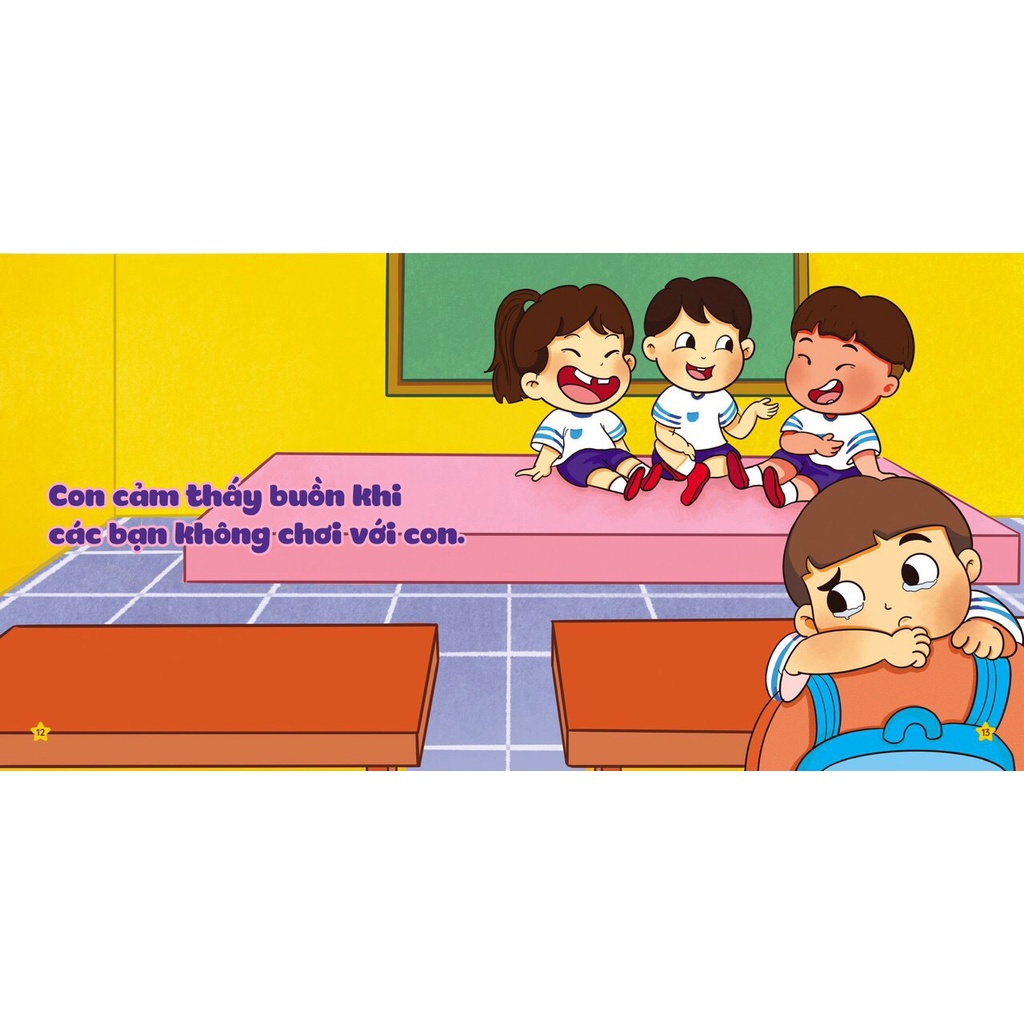 Sách - Ehon Cảm Xúc Đầu Đời - Phát Triển EQ Cho Bé