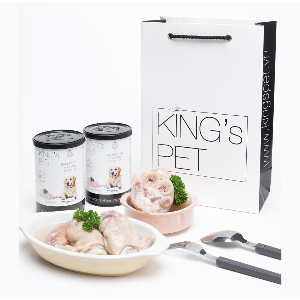 [Không chất bảo quản] Pate Tươi King's Pet cho chó mèo 380gr