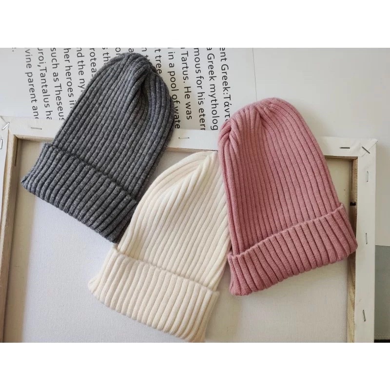 Mũ len kiểu Hàn 3 màu cho bé 6 tháng - 4 tuổi( HK KIDS)