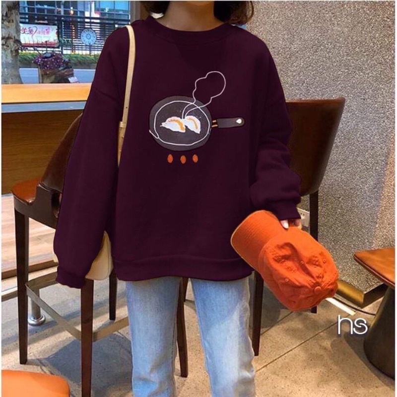 Áo nỉ hình đồ ăn HS6
