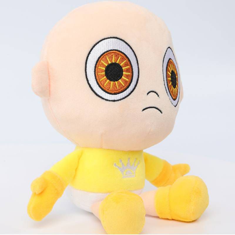 25cm The Baby In Yellow Plush Toys Kawaii Baby Stuffed Dolls Horror Game Figure Plushie Soft Kids Toys for Children Baby Gifts