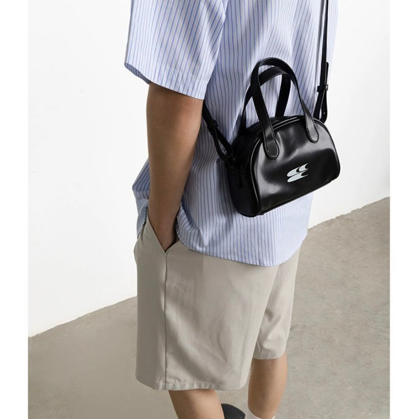 Túi Boston mini LOGO Tương Lai Retro