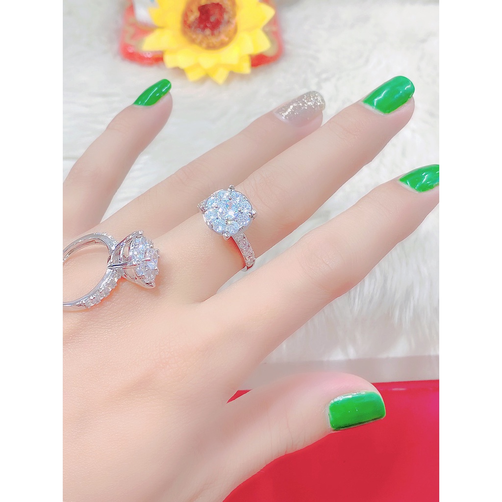 UHA - Nhẫn nữ mạ vàng 18k đính đá CZ N696 ( giá tốt nhất )