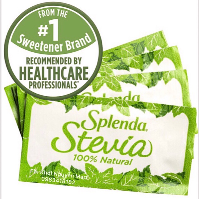 Đường Splenda STEVIA 10-30 Gói💯FREESHIP💯Đường Ăn Kiêng Dành Cho Keto Das [HSD 2023]