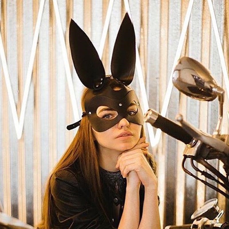 Mặt Nạ Da Hóa Trang Hình Mèo Quyến Rũ Cho Nữ