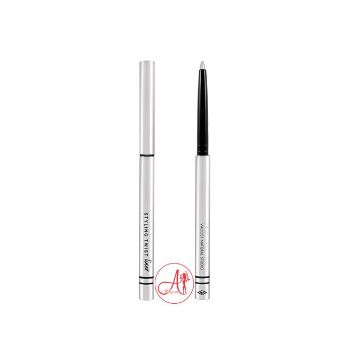 Chì Kẻ Mắt Màu Bạc Vacosi Natural Studio Styling Twist Liner