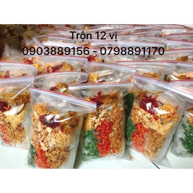 Bánh tráng dẻo tắc, bơ, muối, phơi sương bò, trộn đủ vị