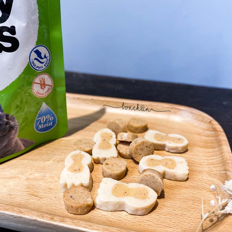 Snack cho mèo Juicy Bites 2 vị trong 1