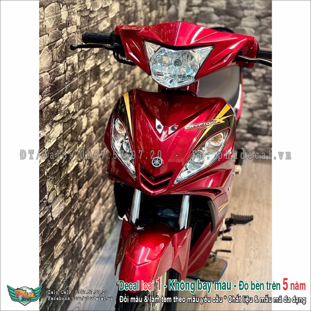 Tem rời  Ex  2006-2010 Crypton đỏ (2)
