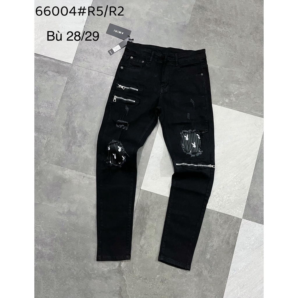 QUẦN JEAN NAM AMIRI 3 KHÓA LÓT DA THỎ