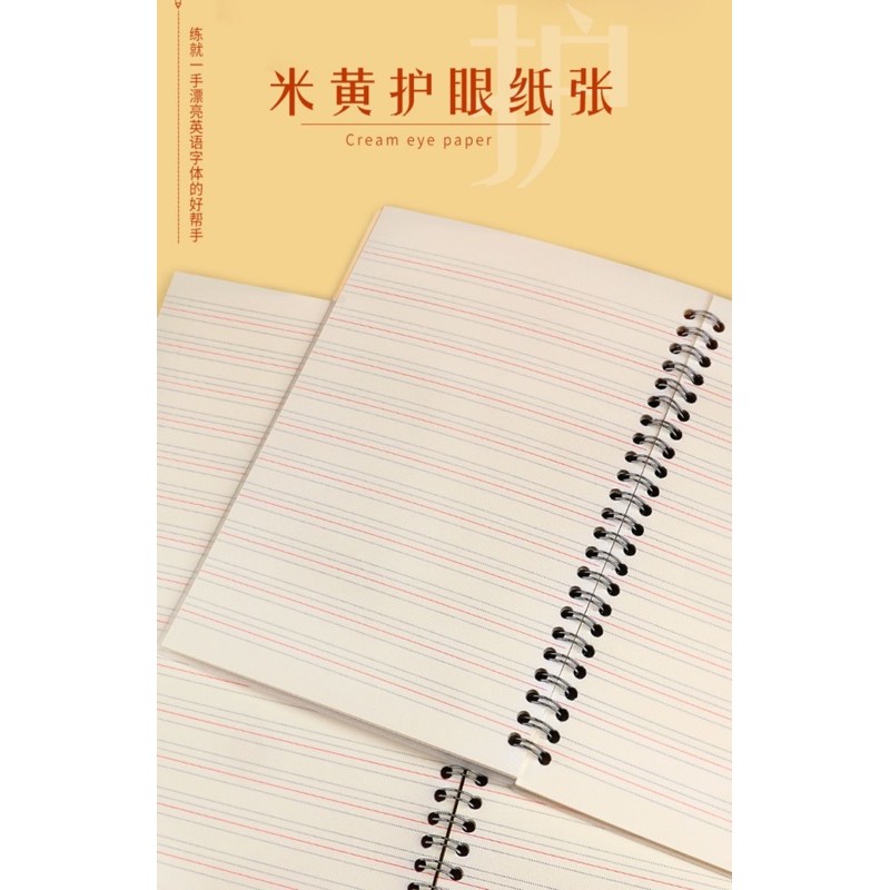 NOTEBOOK sổ lò xo A5 baoke giấy chống loá mắt đa dạng mẫu kẻ dòng dot grid line 80gsm 60 tờ 120 trang