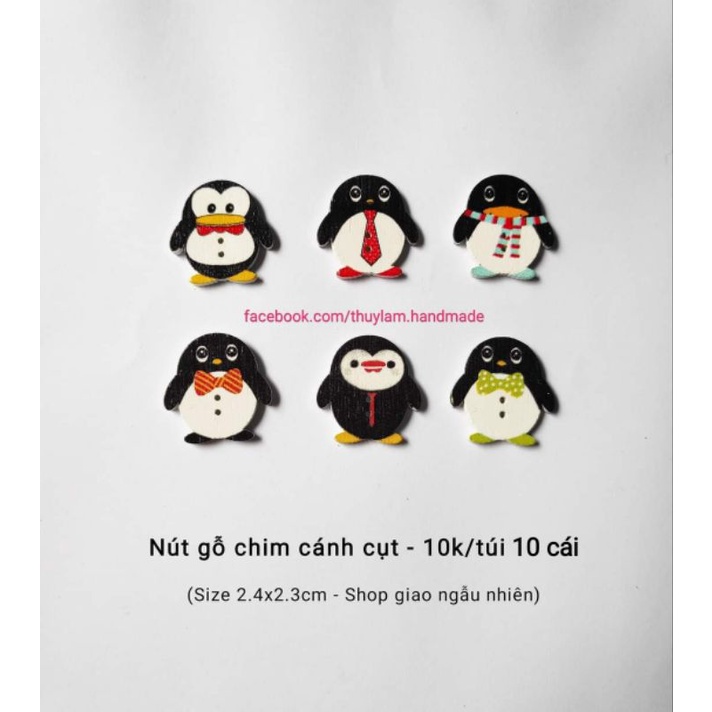 Cúc gỗ - Nút gỗ chim cánh cụt