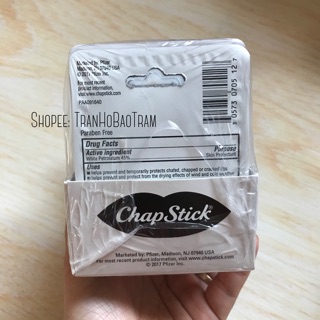 Son dưỡng môi Chapstick Classic Cherry của Mỹ