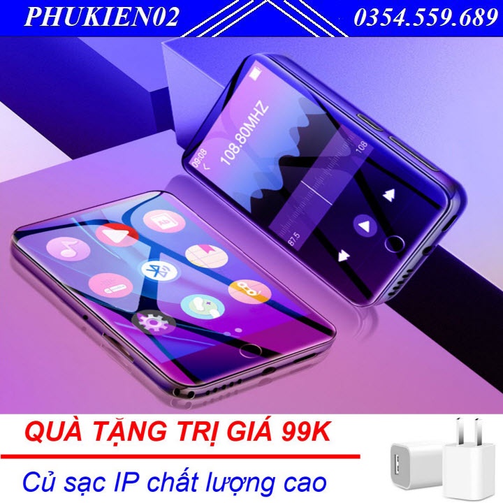 Máy nghe nhạc xem phim Ruizu M7 hỗ trợ bluetooth đa ngôn ngữ tra từ điển cảm ứng dung lượng 8GB