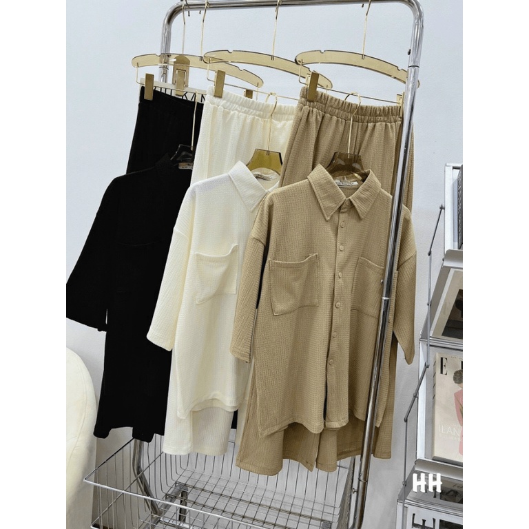 SET XỐP GẠO ( ÁO/ QUẦN), MẶC Ở NHÀ/ ĐI CHƠI, MÀU SẮC TAO NHÃ/ SANG TRỌNG, ĐỦ CÁC SIZE UP shop valentina