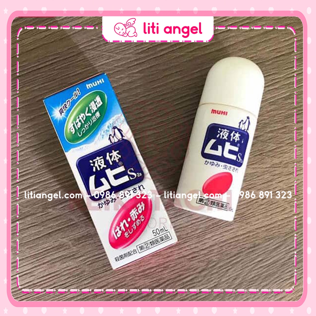 Lăn Bôi Muỗi Đốt Chim Cánh Cụt Muhi Nhật Bản An Toàn Cho Trẻ 50ml