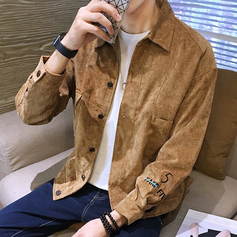Áo khoác/Áo jacket nam, ôm sát, thời trang, phong cách Hàn Quốc, một màu, HOT TREND