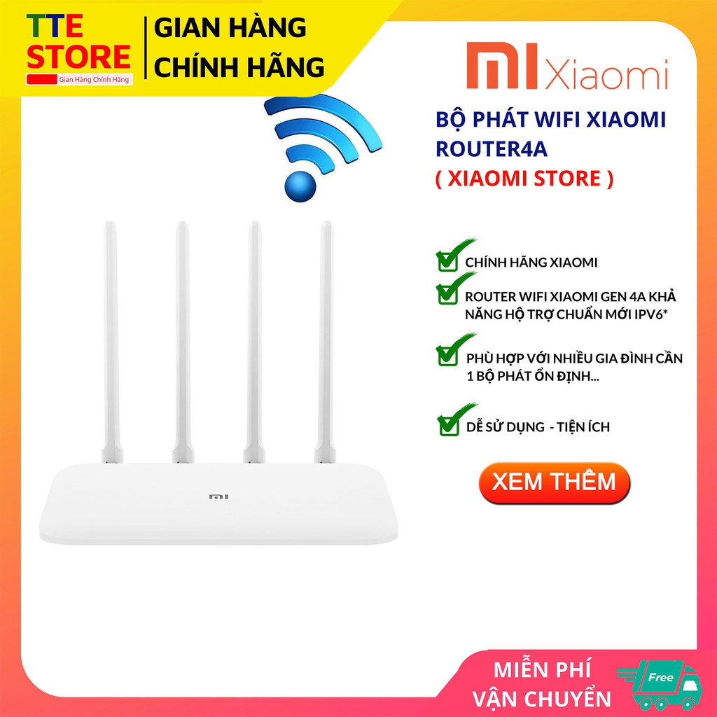 BỘ PHÁT WIFI XIAOMI ROUTER 4A TTE