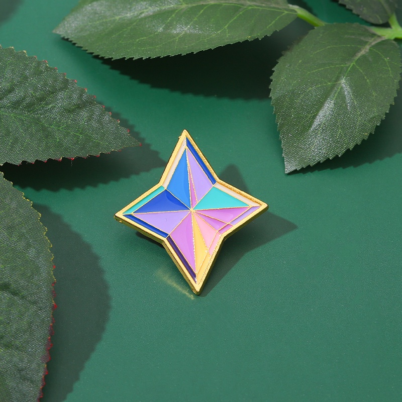 Genshin Impact Enamel Pin Anime Brooch Game Element Pins Colourful Lapel Badge Jewelry Accessories Gifts for Friends