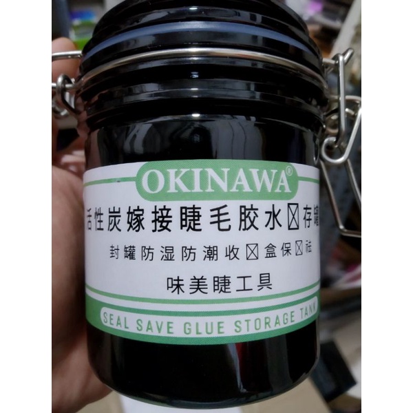 Hũ gạo bảo quản keo nối mi bất chấp thời tiết bù