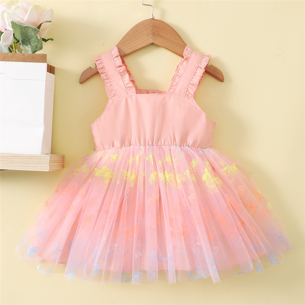 Đầm hai dây MIKRDOO thời trang mùa hè cho bé gái 0-2 tuổi