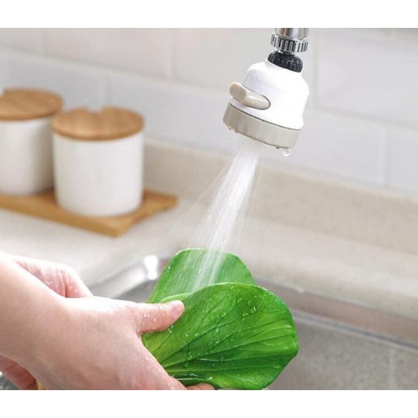 Đầu vòi tăng áp rửa chén xoay 360 độ + 3 áp lực nước thông minh No.101188