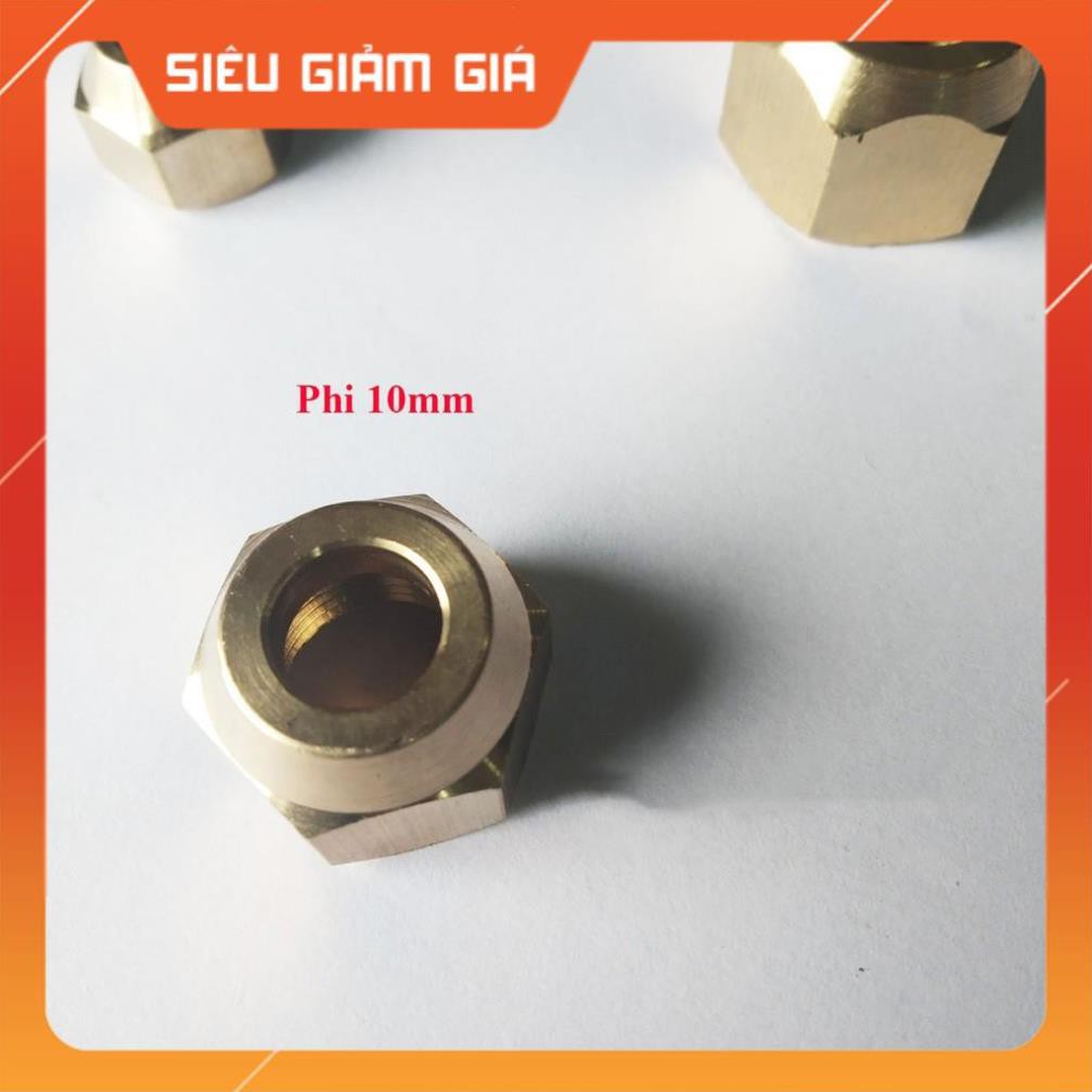 Rắc co ống đồng các phi cỡ 6 10 12 mm Loại Đẹp Chống Han Gỉ  - Giá tốt nhất
