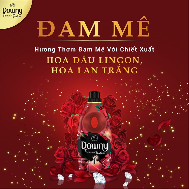 Nước xả vải Downy Hương Nước Hoa túi 3L