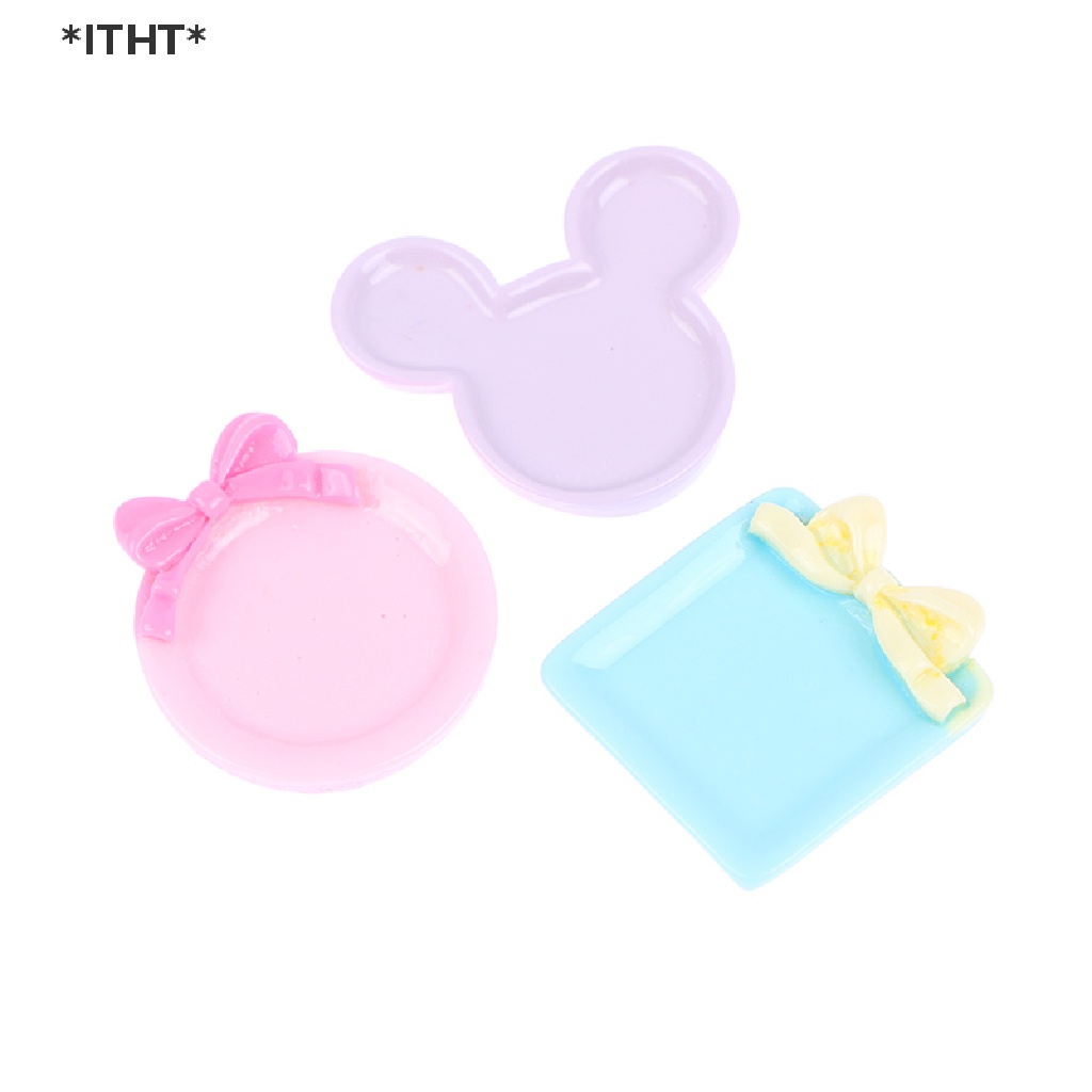 Set 10 Đĩa Mini Đồ Chơi Dùng Để Trang Trí Nhà Búp Bê