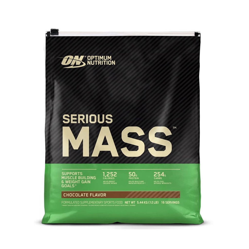 [FREE SHIP + CHÍNH HÃNG] Sữa Tăng Cân Cho Người Gầy On Optimum Nutrition Serious Mass 12 lbs (5.44 kg) [100% USA]