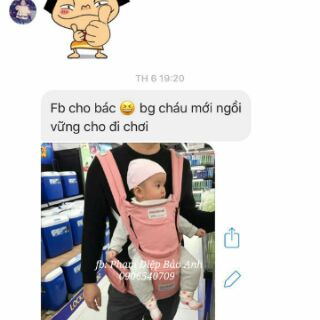 Địu ngồi cho bé yêu
