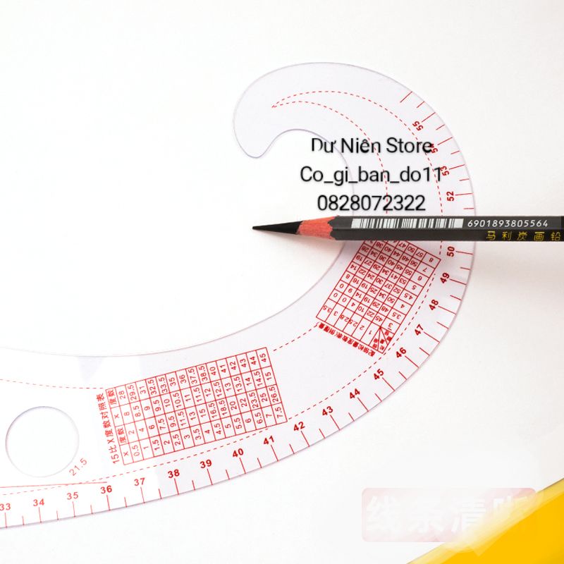 Thước Nhựa Dẻo Hỗ Trợ May Mặc