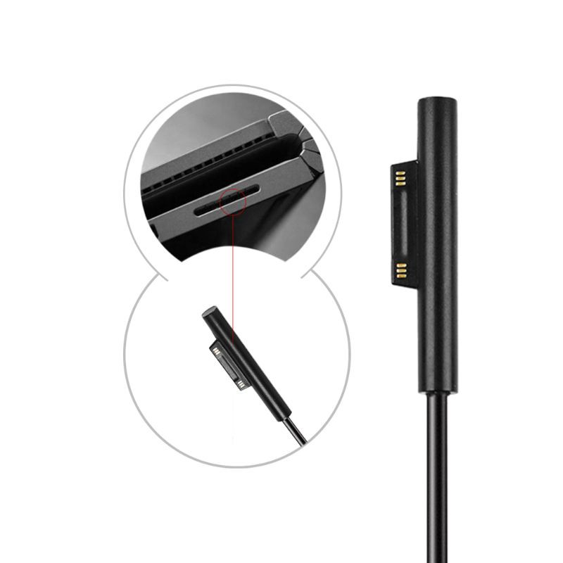 Dây Cáp Sạc Wili 0.2m Usb C Cho Máy Tính Bảng Surface Pro X 3 4 5 Book 2