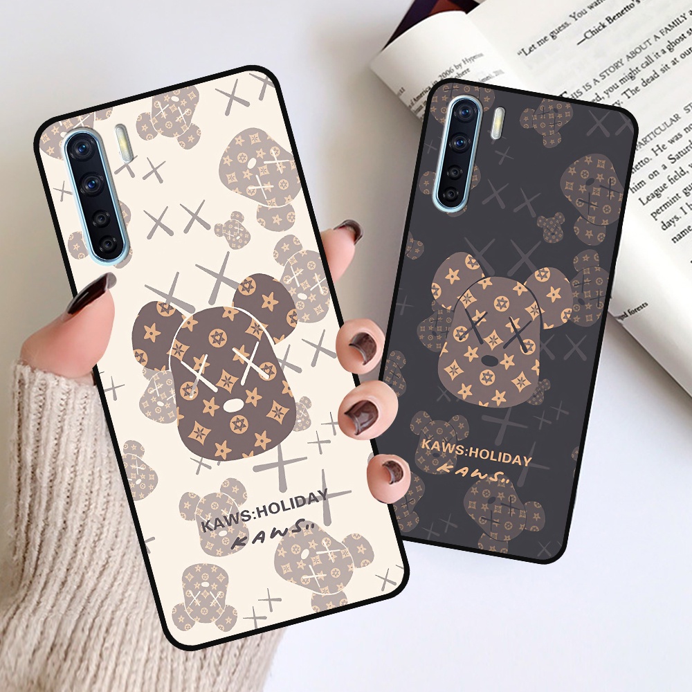 Ốp Oppo A91 / Reno 3 in hình họa tiết Mountain, Be@rbrick dễ thương (T13 - T18)